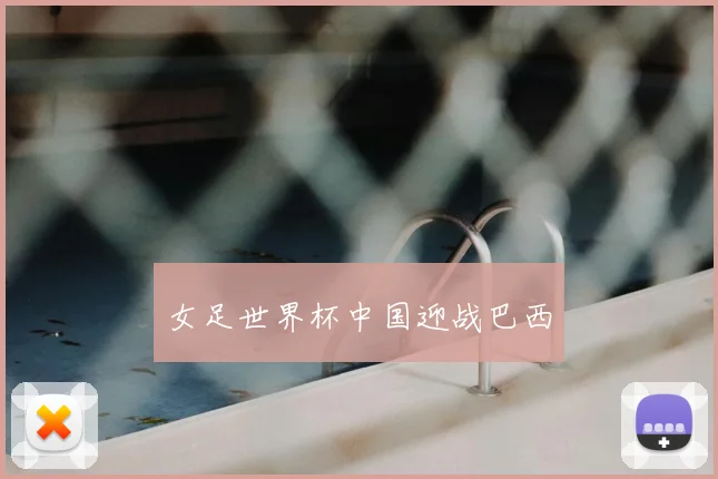 女足世界杯中国迎战巴西